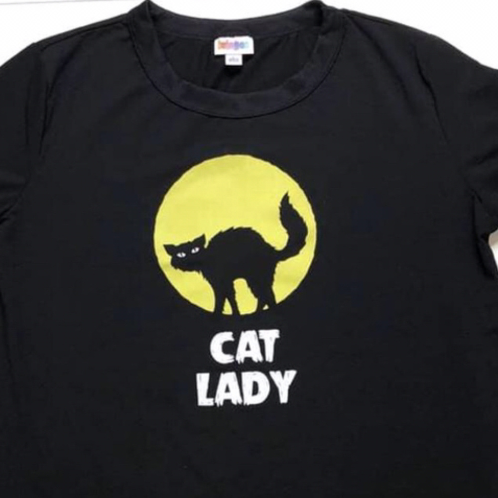 Lularoe Liv Shirt Halloween "Cat Lady" LAST ONE